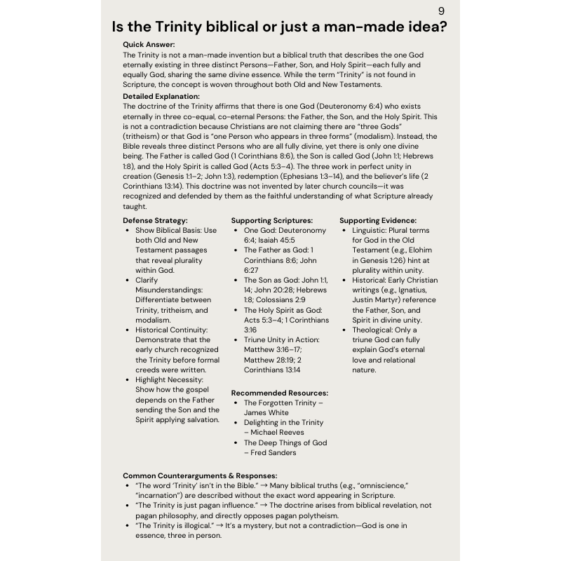 55 Definitive Defenses for Christianity’s most Common Criticisms